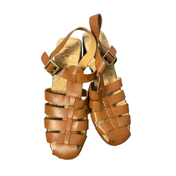 Korks By Kork Ease Whitney Platform Sandals Clogs, Women's Size 10 M Tan - Picture 4 of 7